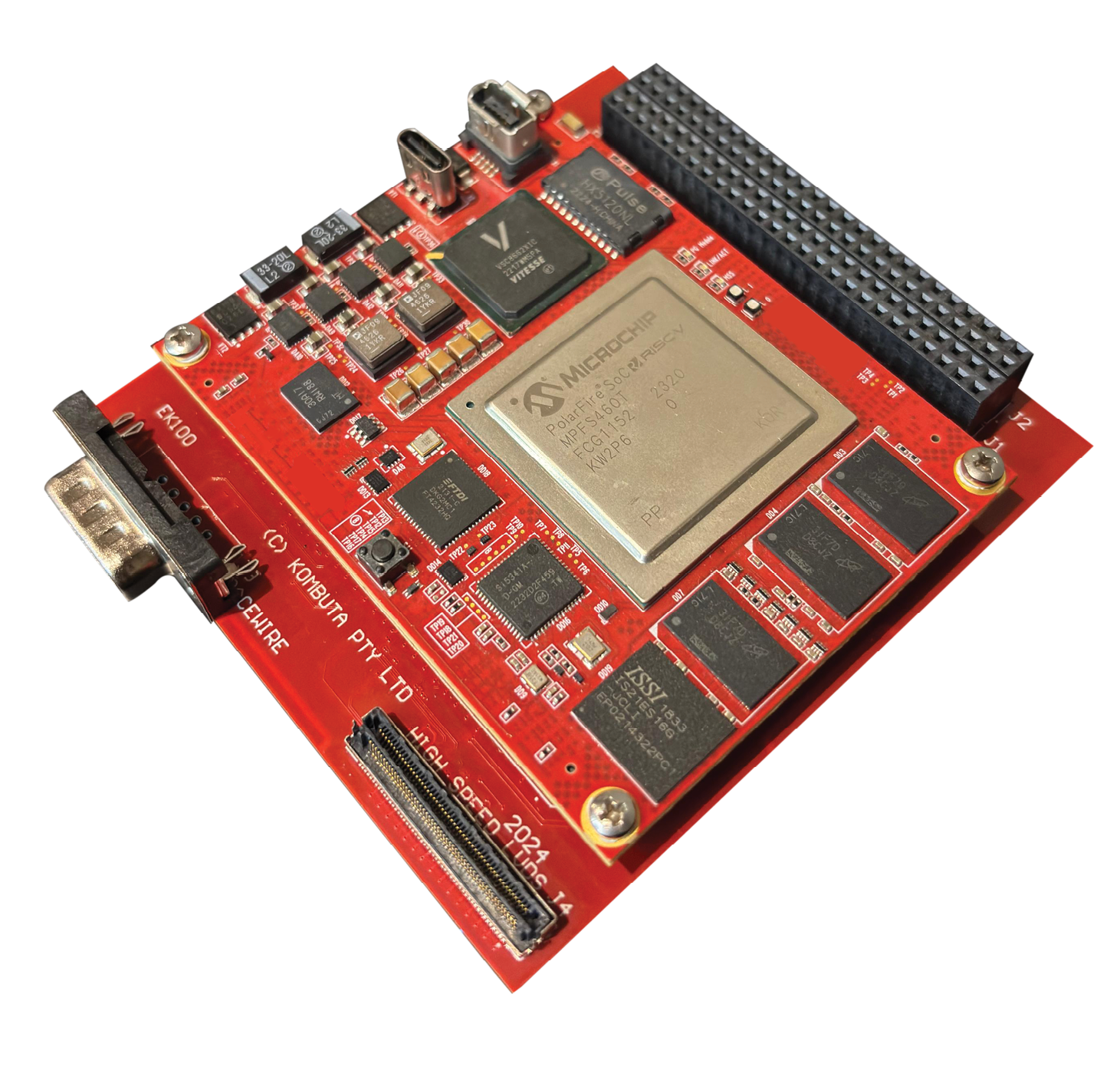 EK100 satellite AI computer
